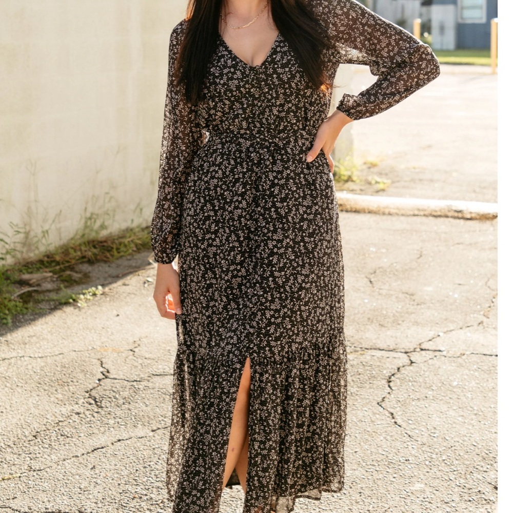 Z Supply Della Floral midi dress